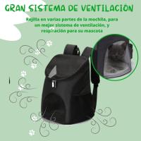 Transportin Gato Mochila 45x36x31cm-Mochila para Perros y Gatos Pequeños y medianos - details 2