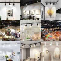Iluminación De Pista LED GU10 Para Decoración De Habitaciones Cocina Y Tiendas De Ropa Fuente De Luz LED Instalación Por Montaje - details 11
