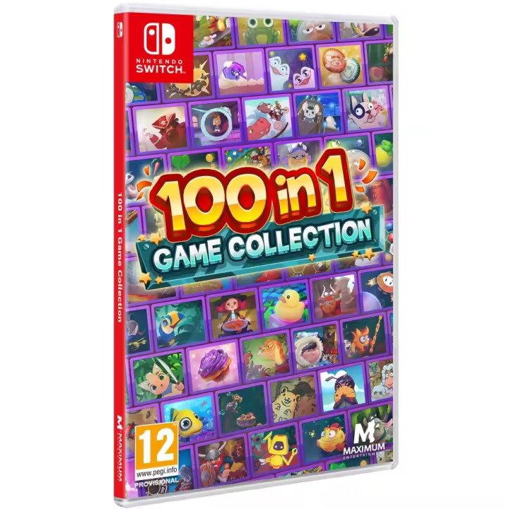 100 IN 1 GAME COLLECTION SWITCH JUEGO FÍSICO PARA NINTENDO SWITCH VERSIÓN ESPAÑOLA GARANTÍA EUROPEA EUROPEAN WARRANTY - 1