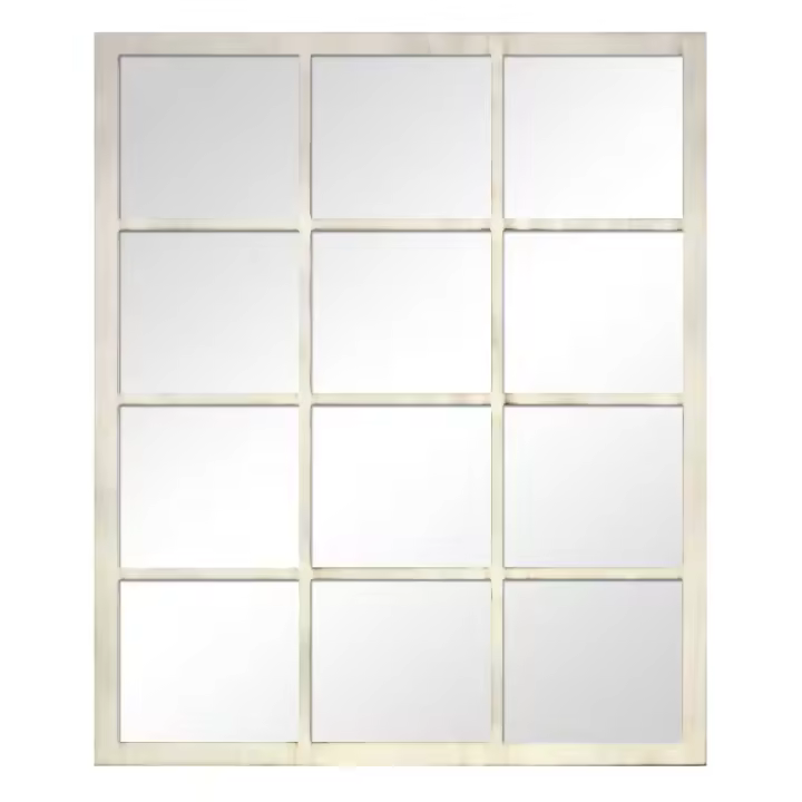 Espejo Ventana Fabricado en España – Mod Siena Industrial- Acabado Artesanal – Espejo de Pared Ideal para Salón, Recibidor... - 1