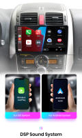 Junsun AI Voice Car Radio Stereo For Toyota Auris E150 2006 2007 2008 2009 2010 2011 2012 Car Auto Radio Built-In Wireless Carplay & Android Auto Automotive Multimedia Touch Screen 360 camera Car Intelligent Systems With GPS Navigation - details 9