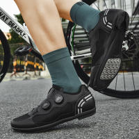 Zapatos De Ciclismo Para Hombre MTB Transpirables Negros Con Plataforma Plana Y Cierre De Bloqueo Libre Material De Suela De Goma Cómodos Para Bicicleta De Montaña Y Zapatillas De Ciclismo - details 28