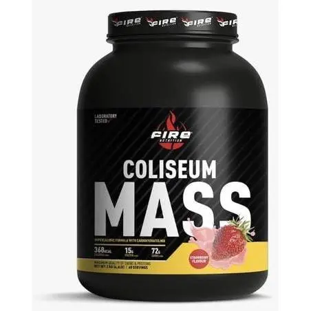 Fire Nutrition Coliseum Mass Gainer Strawberry 3Kg - 1