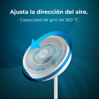 Ventilador de Pie - Cecotec EnergySilence FanLamp - 36W, Aro LED, Aire Reversible, Control Táctil y Mando a Distancia - details 2