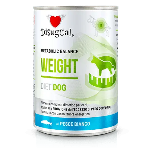 Disugual Perros Sobrepeso con Pescado blanco 400 gr - 1