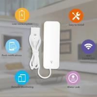 Sensor De Fuga De Agua WiFi Zigbee Tuya Notificaciones De Alarma De Inundación En La Casa Seguridad Smartlife APP Detector De Fugas - details 0