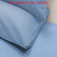 Funda De Almohada Mate De Color Sólido 1 Pieza Suave Y De Buena Calidad Para El Hogar Dormitorio Estilo Sencillo Y Elegante - details 5