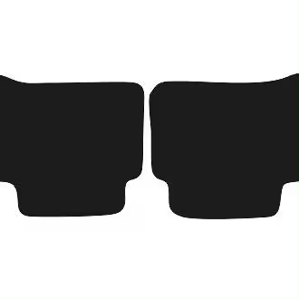 Alfombrillas traseras para Mercedes W211 4Matic sedán, station wagon 2003-2009 - 1