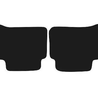 Alfombrillas traseras para Mercedes W211 4Matic sedán, station wagon 2003-2009 - 1