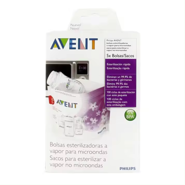 Avent Bolsas Esterilizadoras Para Microondas. 5 Bolsas Scf297/05 - 1