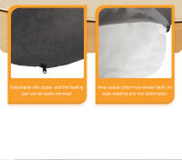 Cama Caliente Para Gato Invierno Con Calefacción Eléctrica USB Temperatura Ajustable Tienda De Gato Con Timer Casa Para Perro - details 8