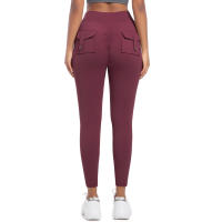 SSITO Leggings de Gimnasio con bolsillos, pantalones de entrenamiento para correr, Pantones Atlético de Alta elasticidad para Mujer, pantalones SexIs de Belta High, Mallas de elevación de glúticos de Color sólido - details 39