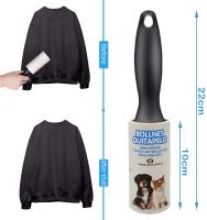 Quitapelusa para Mascotas [2 Mango y 6 Rollos (60 Hojas/Roll)] Cepillo de Limpieza para Hogar Removedor de Polvo Pegajoso Recolector Pelo Cepillo Limpiador del Polvo - details 0
