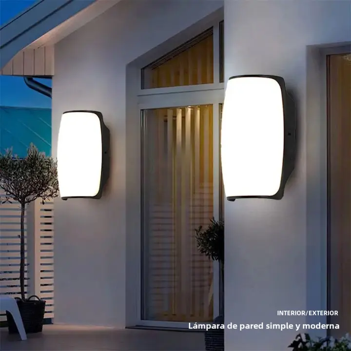 Luz Exterior LED Impermeable IP66 Sensor De Movimiento Luz De Pared Exterior Iluminación Exterior Lámpara De Pared Moderna - 1