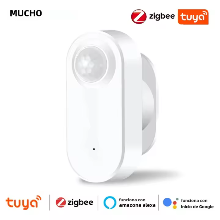 Sensor De Movimiento PIR Inteligente Tuya Zigbee Detector De Movimiento Humano Para Seguridad Alarme De Intrusos Control Remoto Por APP Compatible Con Alexa Google Home - 1