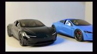 Modelo De Coche Tesla Roadster Deportivo a Escala 1:24 En Aleación Metal Juguetes Para Niños Decoración Colectiva Para Hogar Regalo Para Niños Mayores De 14 Años - details 15