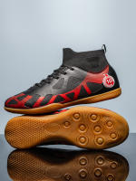 Zapatos De Fútbol Profesionales Para Adolescentes Y Adultos Duros Y Cómodos Antideslizantes Entrenamiento Interior Suela De Goma - details 5