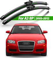 Limpiaparabrisas Delantero Audi A3 8P 2005-2012 Plegable Natural De Goma Compatible Con Vehículos De Marca Audi Accesorios De Ventanas Y Parabrisas - details 0