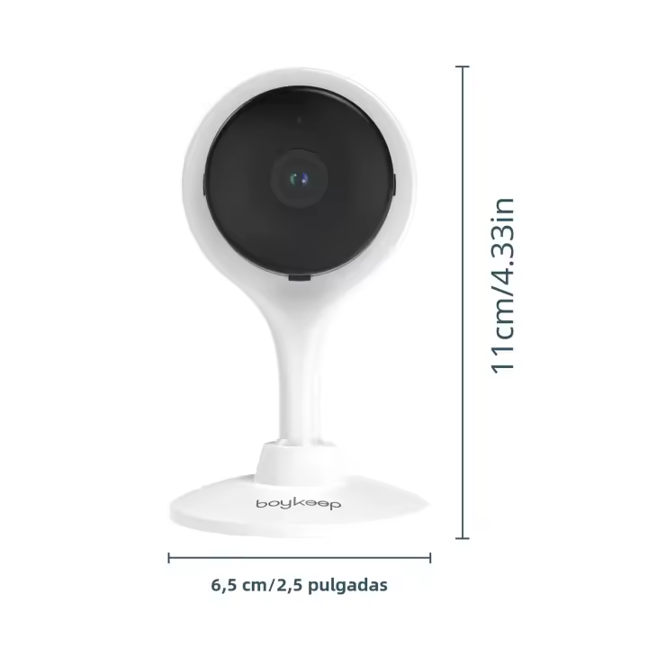 Cámara De Seguridad Interior Boykeep 2K 5G/2.4GHz Con Audio Bidireccional Para Bebé Anciano Perro Mascota Aplicación En Teléfono - 1
