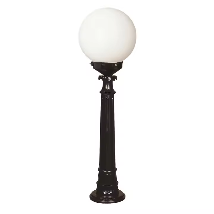 Lámpara de pie para exterior WELLHOME - Negro, 25x25x95 - 1