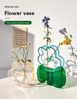 Vaso De Acrílico Creativo Y Artístico Para Flores Moderno Decoración Para Escritorio De Oficina Y Dormitorio Estilo Nórdico - details 0