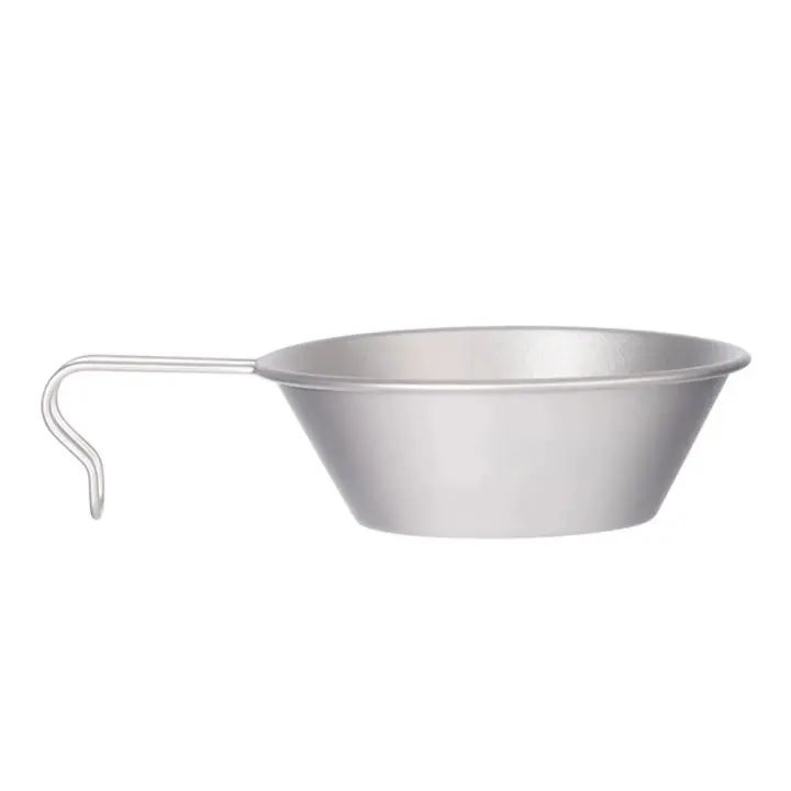Bol De Comida Ultraligero Para Camping Y Picnic Con Manija Fija Accesorio De Exterior Para Saladas Y Alimentos - 1