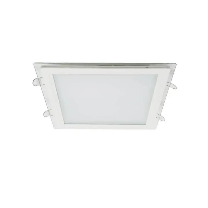 Luz empotrable LED cuadrada - Modelo Twin S 105° - 24 W - 4000 K - 1200 Lm - Pack 10 unidades - AZABAK - 1
