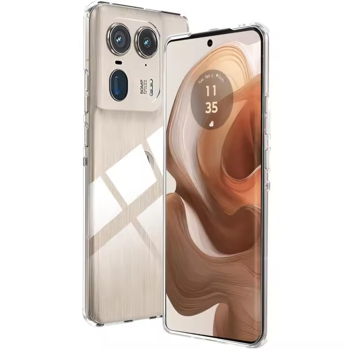 Funda Motorola Edge 50 Ultra (5G) Carcasa Gel TPU Silicona Transparente GTR Movilear - 1