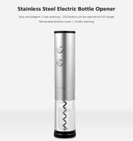 Apertura De Botellas Eléctrica Circle Joy Smart Acero Inoxidable Parar El Vino Decantador De Vino Tinto Corcho De Vino Para Fiesta Navidad Familia - details 1