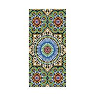 Toalla de Playa y Piscina Grande 90 x 170 cm - Estampado de Mandala - Uso Diario o Regalo - Toalla de Secado Rápido Poliéster - details 1