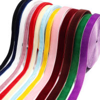 Cinta De Veludo Colorida De 10 Yardas Solapa De Encaje Para DIY Bocadillo Decoración De Regalos Y Accesorios De Ropa - details 1