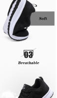 Zapatos De Correr Para Mujer Transpirables Y Ligeros Antideslizantes Deportivos Para Exteriores Zapatillas Suaves Con Cordones Moda Tenis - details 2