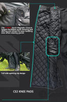 Pantalones De Motocicleta Para Hombres 3M Calientes Con Protección CE2 Pantalones De Ciclismo Motocross Resistentes Al Desgaste Y Aluminio Negro Talla S-5XL Temporada Primavera/Otoño Invierno - details 4