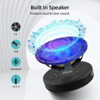 Reproductor De CD Portátil Bluetooth Walkman Con Altavoces Integrados Reproductor CD Recargable Con USB/AUX/Porta De Auriculares - details 4