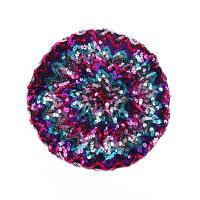 Gorro De Lentejuelas Para Mujer Beret Brillante Para Fiesta Carnival Club Baile Chic Retro Beret De Poliéster Unisex - details 9