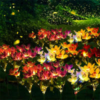 Lámpara De Jardín Solar LED Para Orquídeas Impermeable Decoración De Navidad Y Fiesta Para Aisles Corredores De Villa Y Jardín - details 15