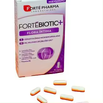 Forté Pharma Fortebiotic+ Flora Íntima 15 Cápsulas - 1