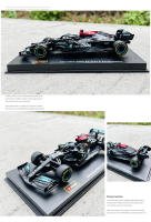 Modelo De Carrera Bburago 1:43 Mercedes-AMG W12 E Performance F1 2021 Aleación De Metal Juguete De Coche Colección Regalo Para Adultos - details 6