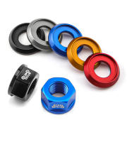 MUQZI 2pcs Juego De Tornillos Para Eje De Radio Y Delantera De Bicicleta De Aluminio Aleación Para MTB Carretera Bicicleta Plegable - details 5