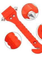 Martillo De Supervivencia Y Seguridad Para Camping Y Coche Corte De Cinturón De Seguridad Herramienta De Emergencia Para Romper Vidrio Rojo - details 5