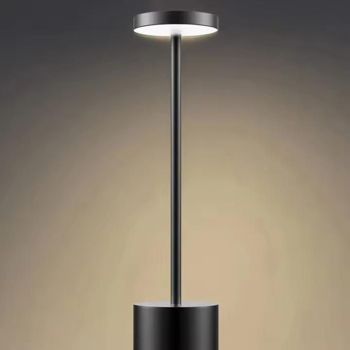 Lámpara De Escritorio LED Recargable Y Ajustable Con Toque Para Múltiples Escenas En Bar, Sala De Estar, Estudio, Dormitorio Estilo Moderno Metal ABS - 1