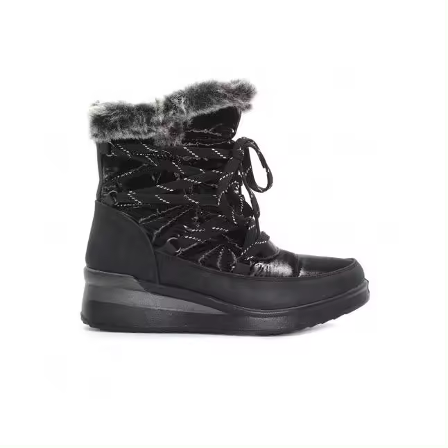 Botín Cuña Mysoft 23M570 Negro - Estilo Único - 1