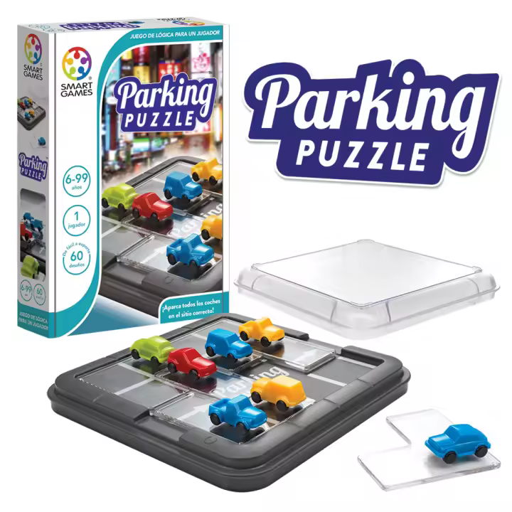 Smartgames Parking Puzzle | Juguetes Educativos | Juego De Mesa | Rompecabezas Niños - 1