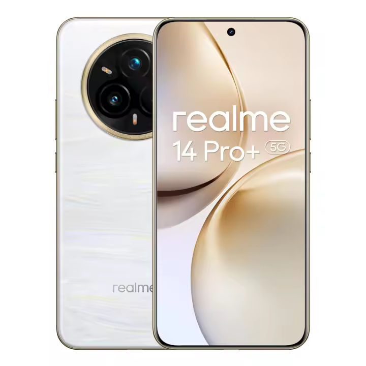 realme 14 Pro Plus 5G 12GB/512GB Smartphone NFC Pantalla OLED 6.83 pulgadas Resolución 1.5K Procesador Qualcomm Snapdragon 7s de 3ª gen.  Cámara de periscopio Sony IMX882 de 50 MP Cámara frontal 32 MP Batería 6000 mAh Carga SuperVOOC 80W realme UI 6.0 - 1