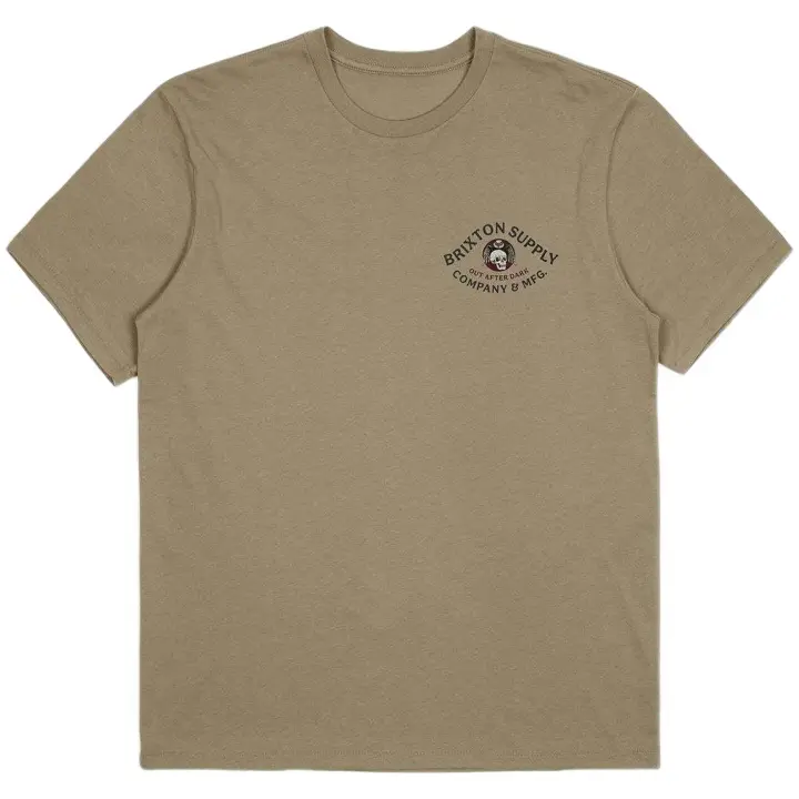 Camiseta de Manga Corta Brixton Potion S/S para hombre en color marron - 1