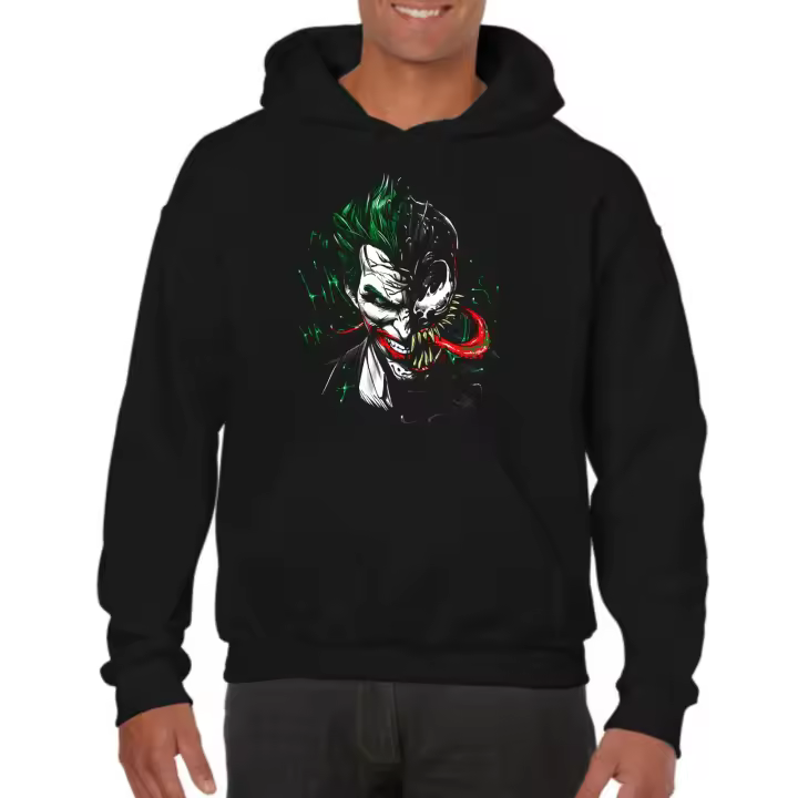 The Fan Tee Sudadera Con Capucha de HOMBRE Joker Bat man 005 - 1