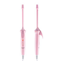 CkeyiN Mini Rizador De Pelo 9mm Berza Cerámica Profesional Para Estilizar Cabello Seco Y Húmedo Herramienta De Salon Tamaño Pequeño - details 10