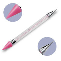 5Pcs Herramienta De Arte De Uñas Con Pluma De Punto Y Cabezas Reemplazables Para Diamantes Y Piedras Preciosas Herramienta De Manicura Autoadhesiva - details 2
