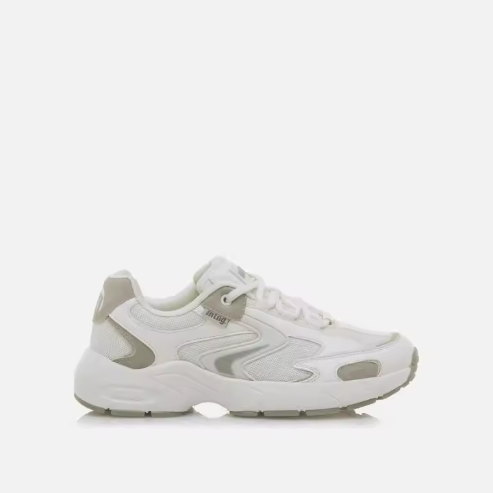 Zapatilla deportiva blanca Electra Mustang para mujer. - 1