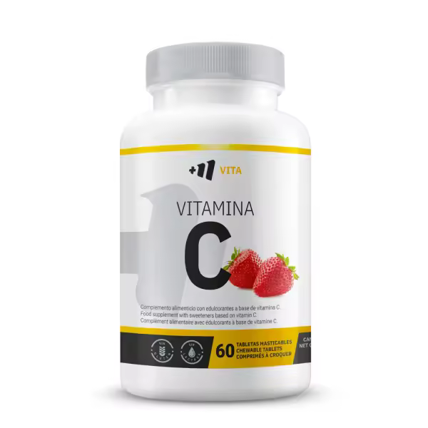 Vitamina C 1000mg Masticable - 60 Tabletas MM Supplements - 1